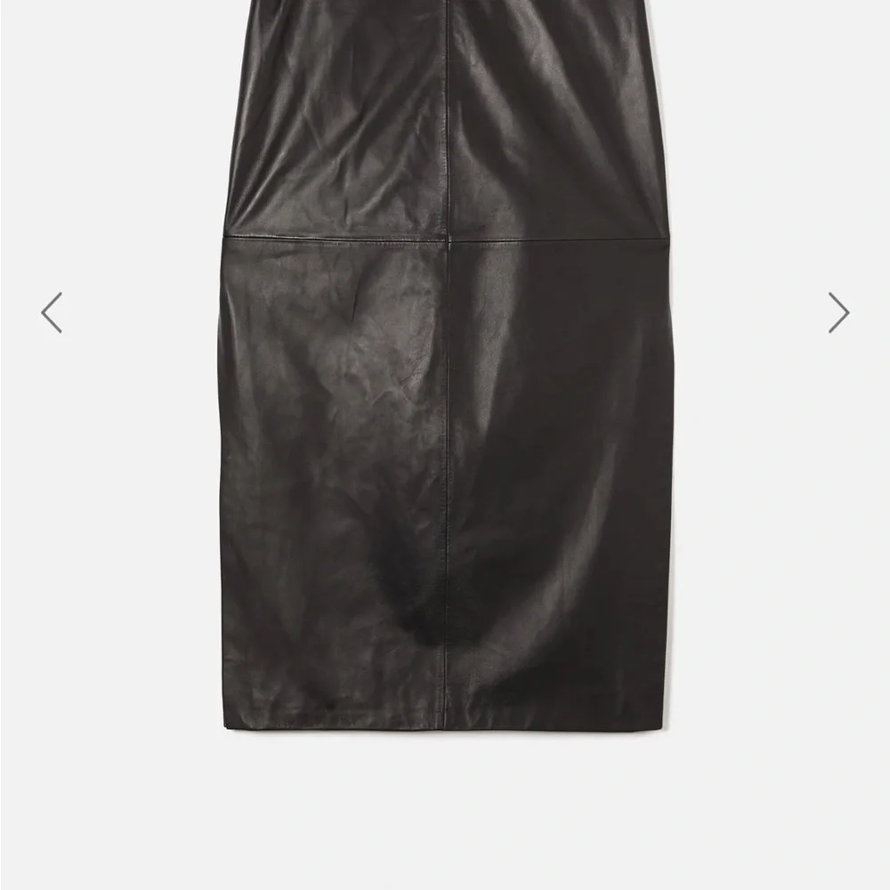 Jigsaw London leather skirt, black, 4 - Picture 8 of 12